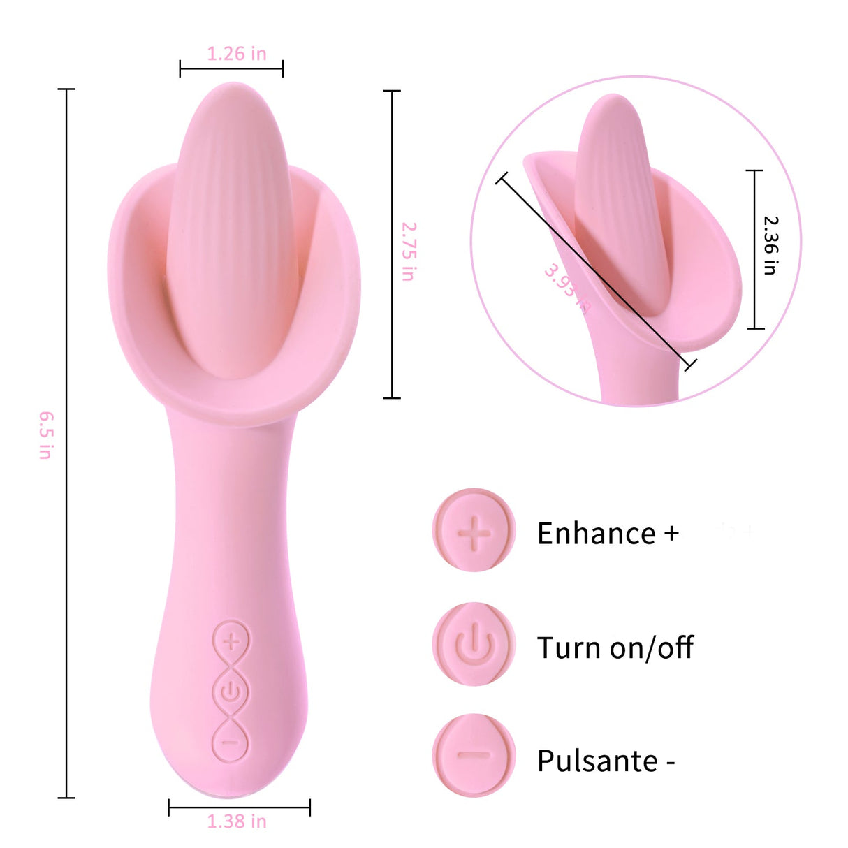 The Lotus Licking Vibrator - Packed In Sealed Foil Bags