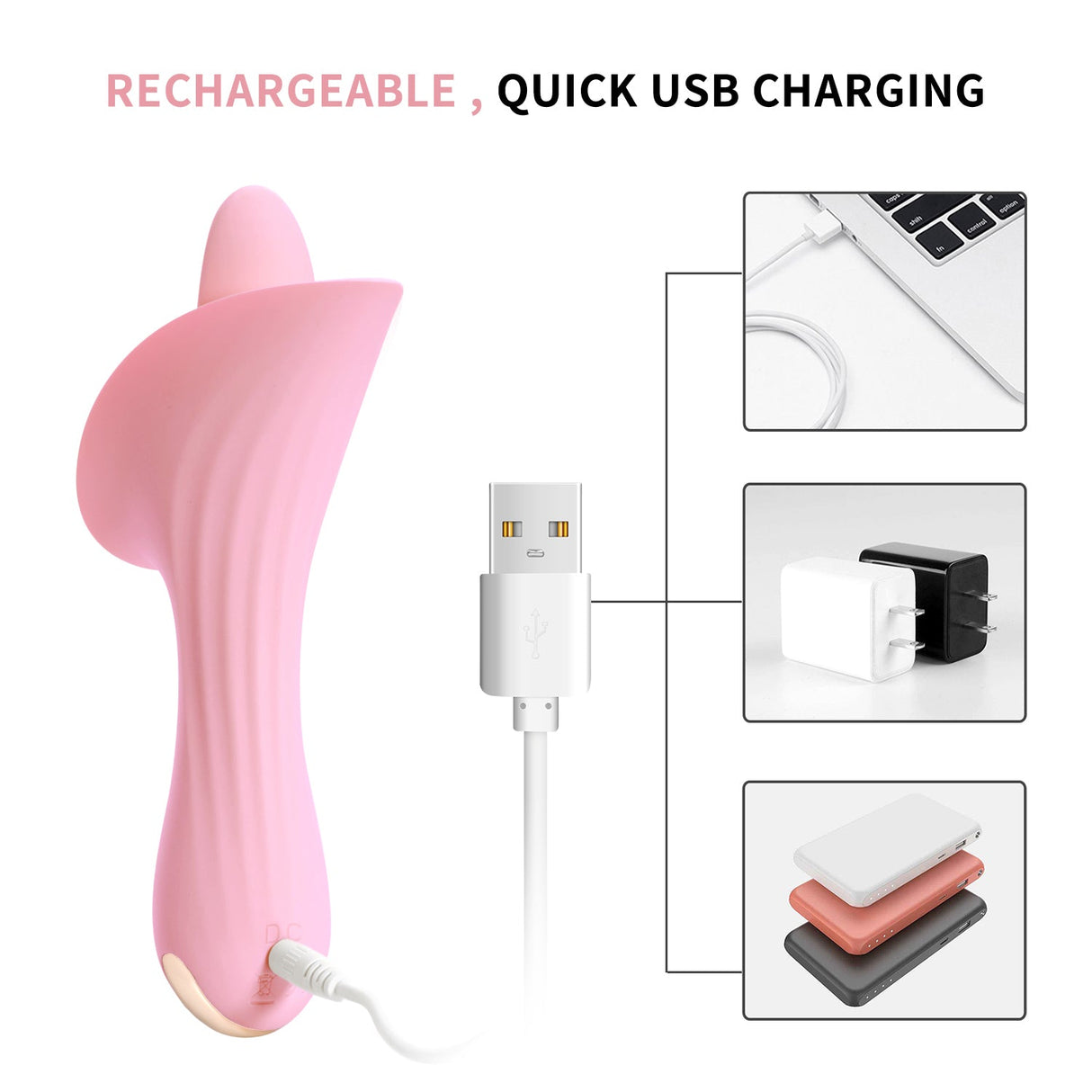 The Lotus Licking Vibrator - Packed In Sealed Foil Bags