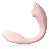 The Caress Suck and Vibe Couples Vibrator - Packed In Sealed Foil Bags