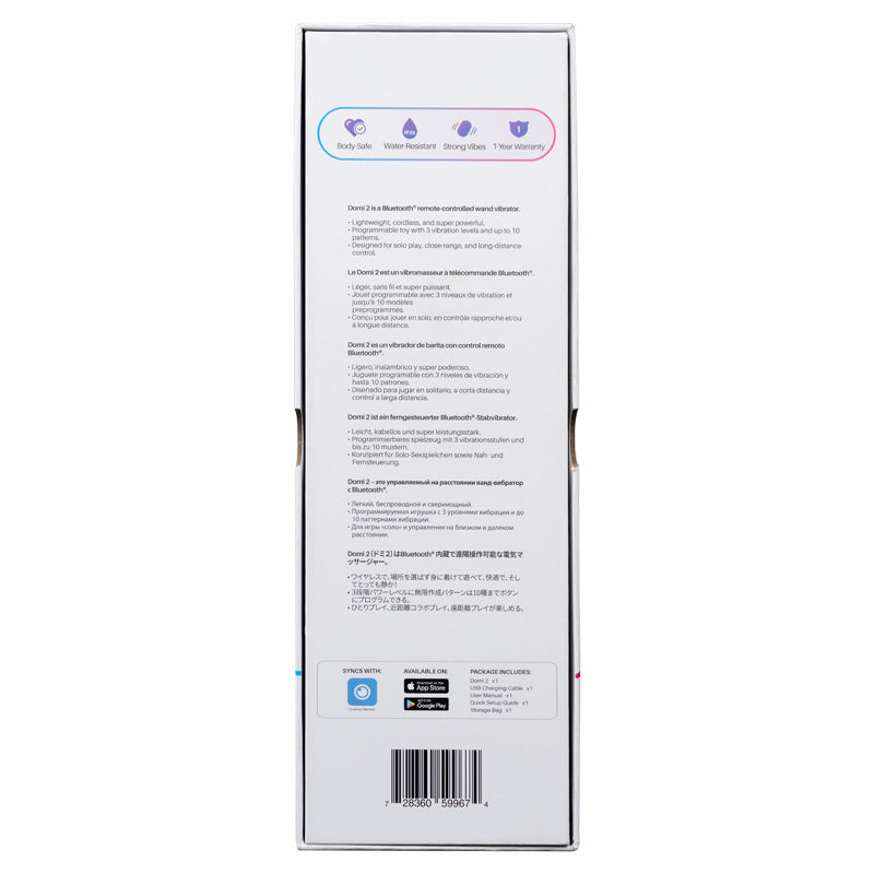 Domi 2 - Bluetooth Wand Vibrator