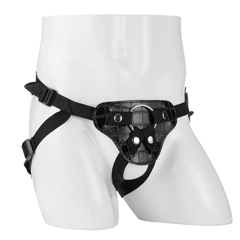 PU Leather Velvet Harness - Packed In Sealed Foil Bags