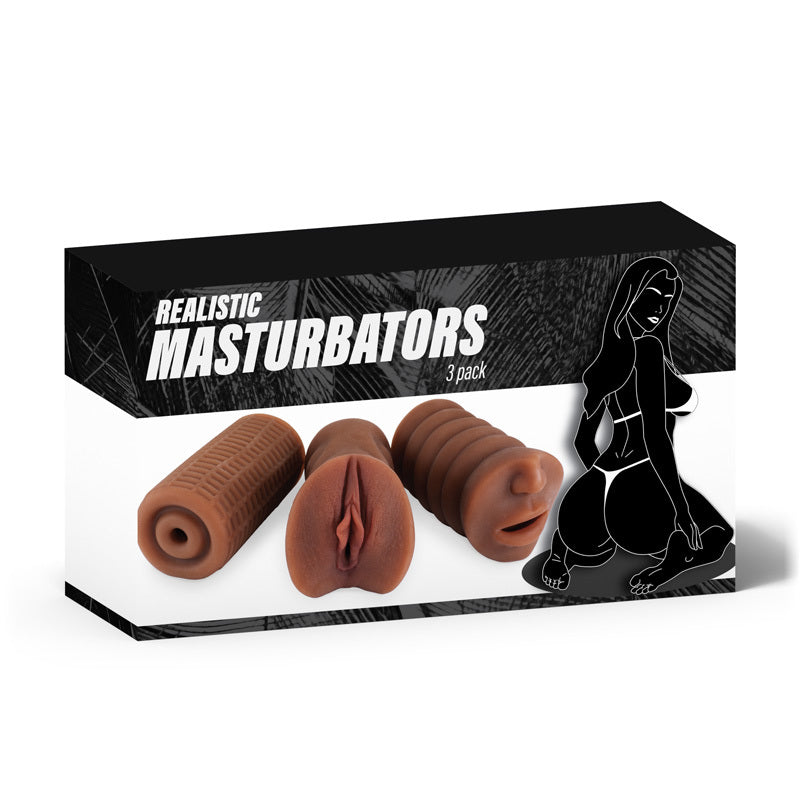3 Pack Of Masturbators