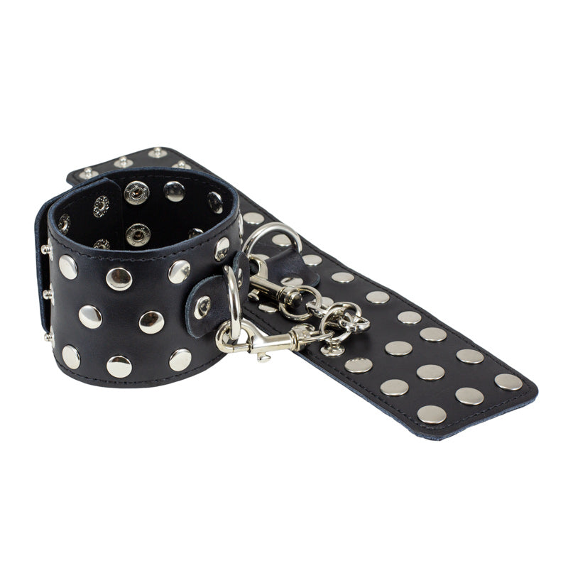 Wide Rivet Cuffs - Packed In Sealed Foil Bags
