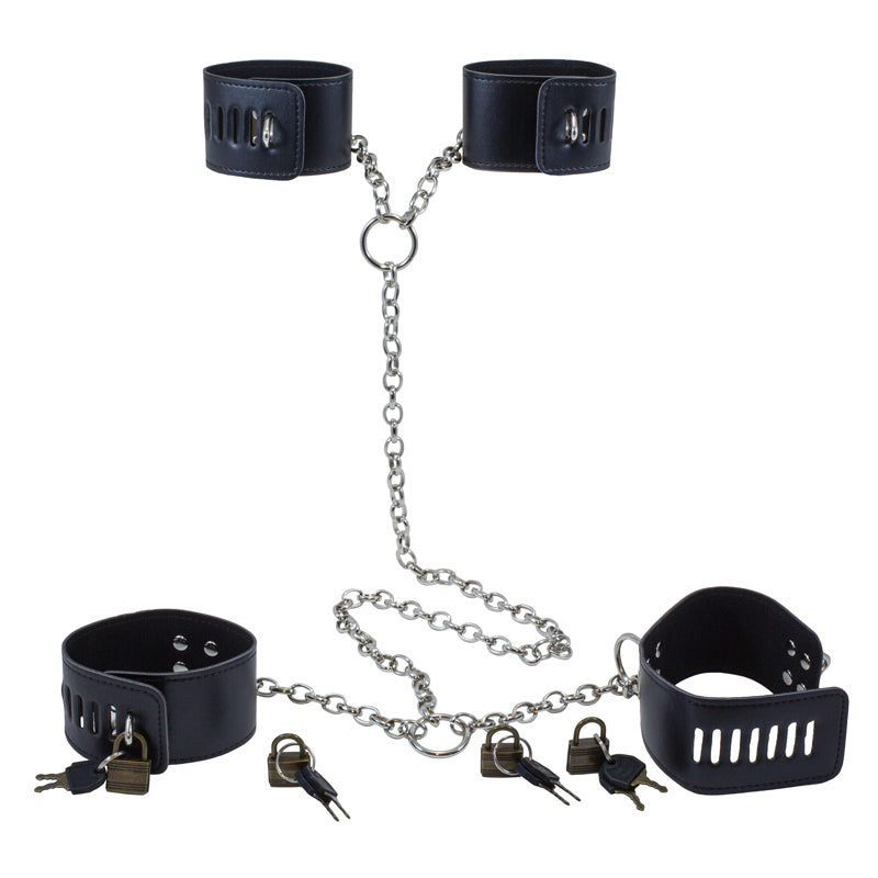 Shackles Wrist & Ankle Restraints - Packed In Sealed Foil Bags