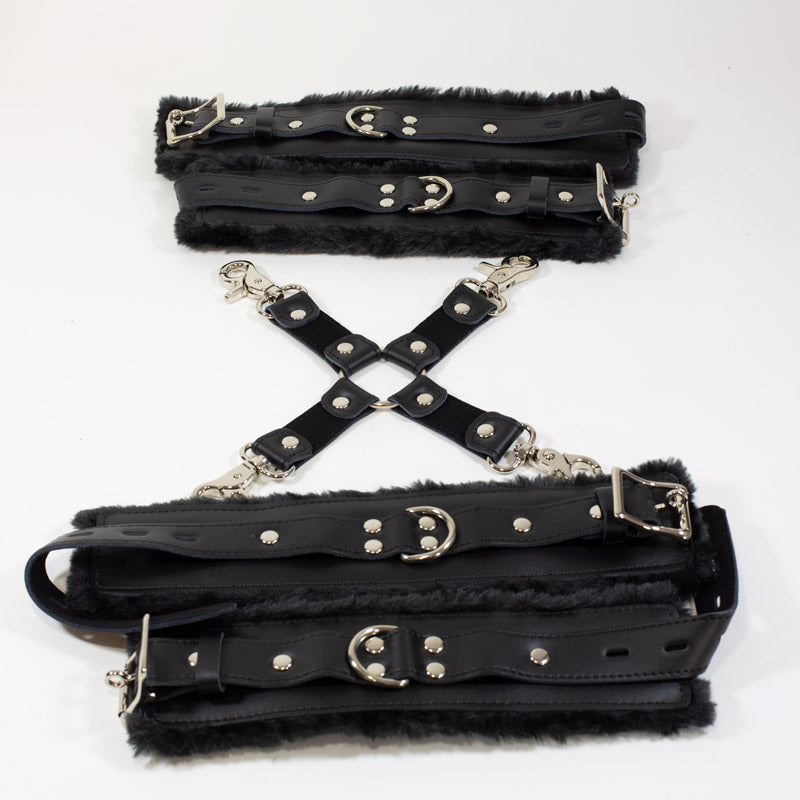 Fur Lined Hogtie Restraint - Packed In Sealed Foil Bags