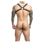 DNGEON Cross Cockring Harness by MOB