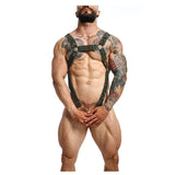 DNGEON Cross Cockring Harness by MOB