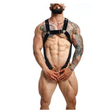 DNGEON Cross Cockring Harness by MOB