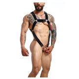 DNGEON Cross Cockring Harness by MOB