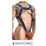 DNGEON Cross Cockring Harness by MOB