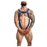 DNGEON Cross Cockring Harness by MOB