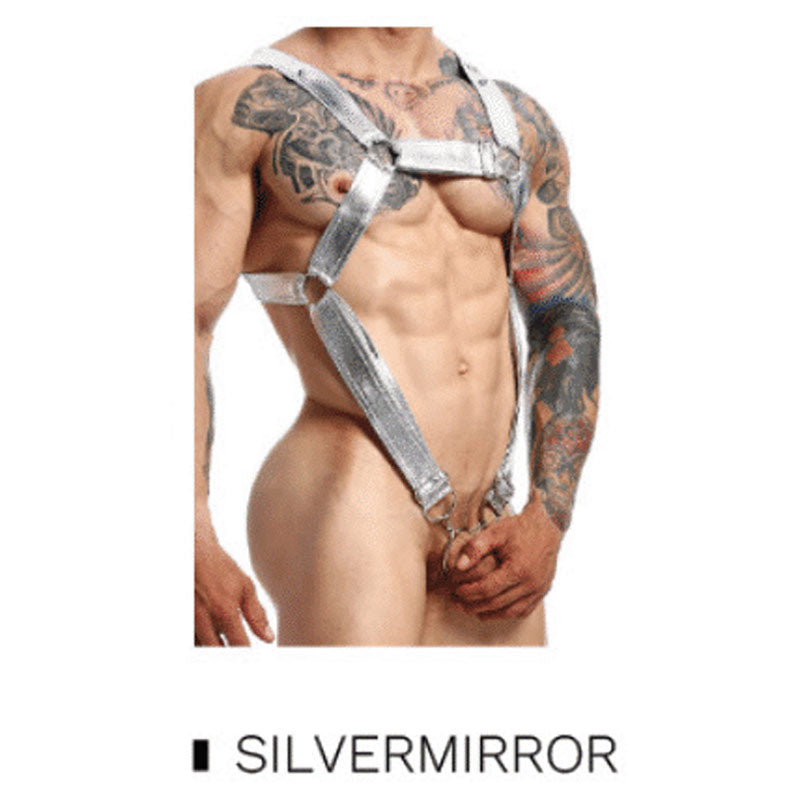 DNGEON Cross Cockring Harness by MOB