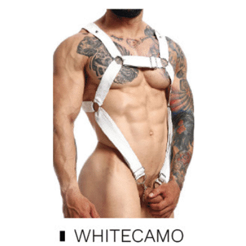 DNGEON Cross Cockring Harness by MOB