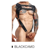 DNGEON Croptop Cockring Harness by MOB