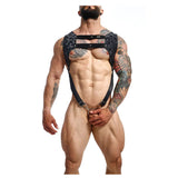 DNGEON Croptop Cockring Harness by MOB