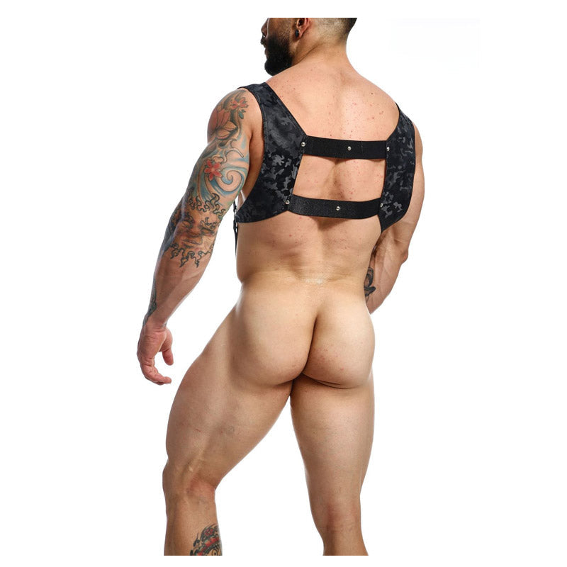 DNGEON Croptop Cockring Harness by MOB