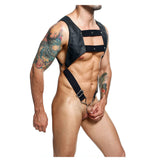 DNGEON Croptop Cockring Harness by MOB