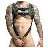 DNGEON Croptop Cockring Harness by MOB