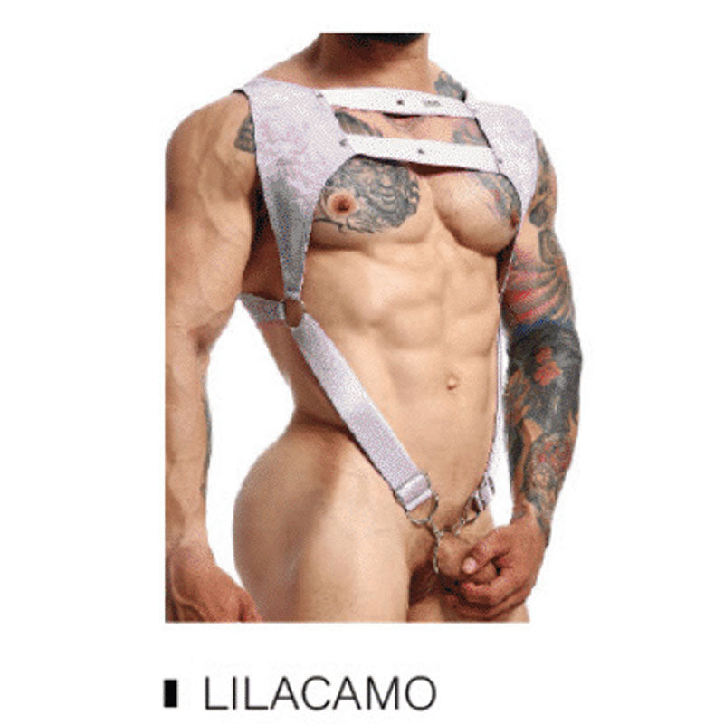 DNGEON Croptop Cockring Harness by MOB