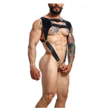 DNGEON Croptop Cockring Harness by MOB