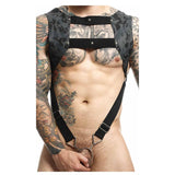DNGEON Croptop Cockring Harness by MOB