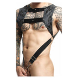 DNGEON Croptop Cockring Harness by MOB