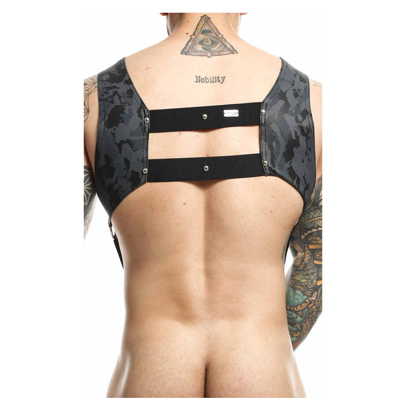 DNGEON Croptop Cockring Harness by MOB