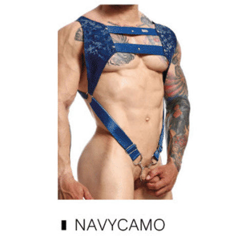 DNGEON Croptop Cockring Harness by MOB