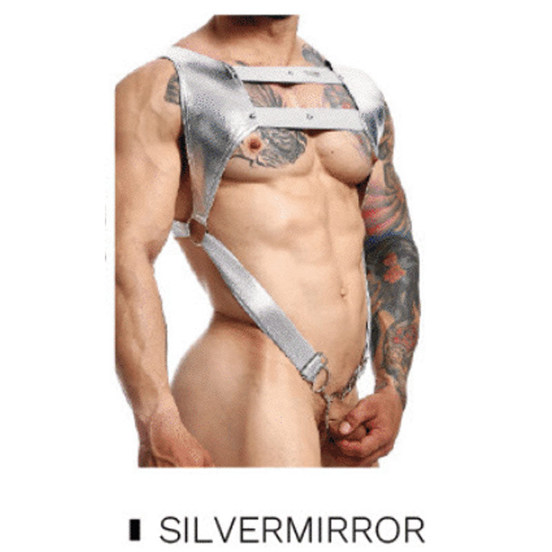 DNGEON Croptop Cockring Harness by MOB