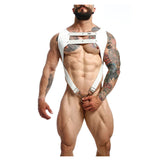DNGEON Croptop Cockring Harness by MOB