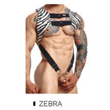 DNGEON Croptop Cockring Harness by MOB