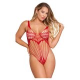 Seamless Open Crotch Teddy