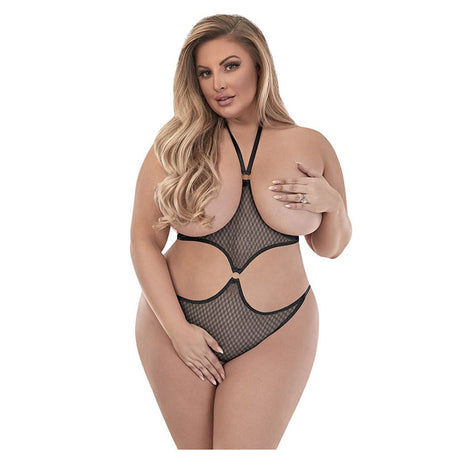 Diamond Girl Cupless And Crotchless Teddy