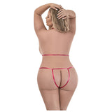 Diamond Girl Cupless And Crotchless Teddy