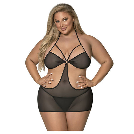 Sassy Cut Out Dress And G Set