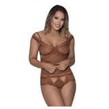 Caramel Kiss Cami And Split Crotch Boyshort
