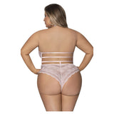 Seabreeze Strappy Back Teddy with Snap Crotch