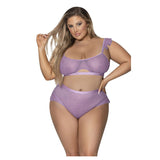 Girl Next Door Flutter Sleeve Keyhole Bralette And Panty Set