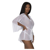 Modern Romance Flowing Short Robe