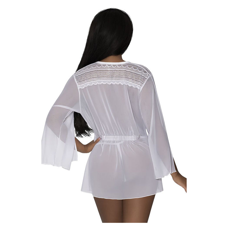 Modern Romance Flowing Short Robe