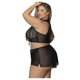 Modern Romance Tie Front Halter And Tap Pant