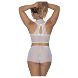 Modern Romance Tie Front Halter And Tap Pant