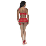Ooh La Lace Bralette, Garter Skirt And GSet