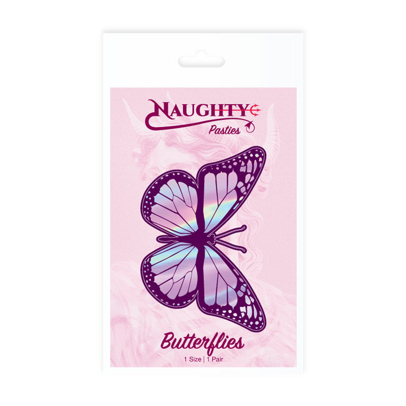 Holographic - Butterflies Nipple Pasties