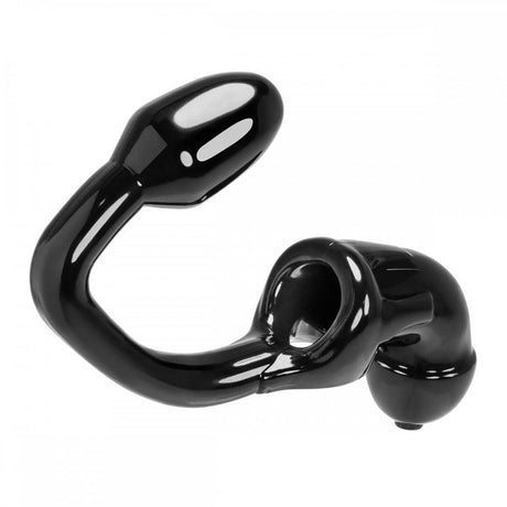 Oxballs Tailpipe Chastity Cock Lock And Attached Butt Plug