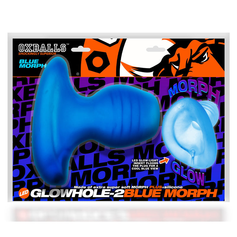 Oxballs Glowhole Morph Hollow Buttplug With LED Insert