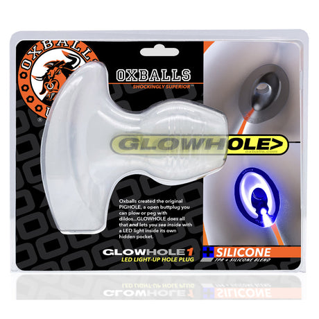 Oxballs Glowhole Hollow Buttplug With LED Insert