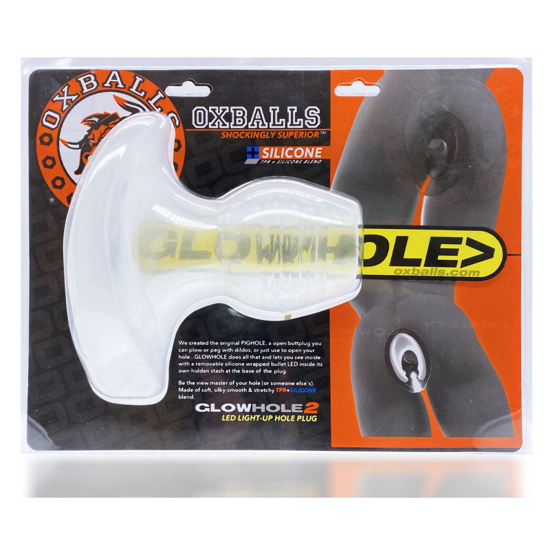 Oxballs Glowhole Hollow Buttplug With LED Insert