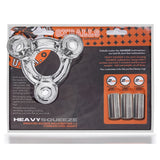 Oxballs Heavy Squeeze Ballstretcher And 3 Stainless Steel Weights