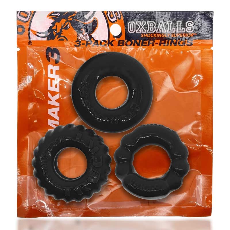 Oxballs Bonemaker 3-Pack Boner Cockring Kit